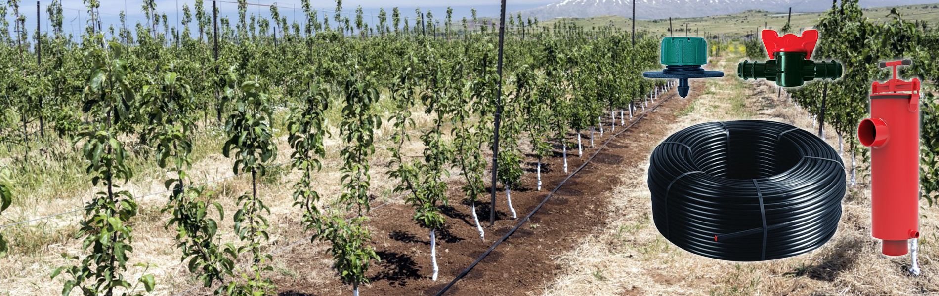 Damla Sulama Malzemeleri, damla sulama borusu, damla sulama ek parçaları, damla sulama filtresi