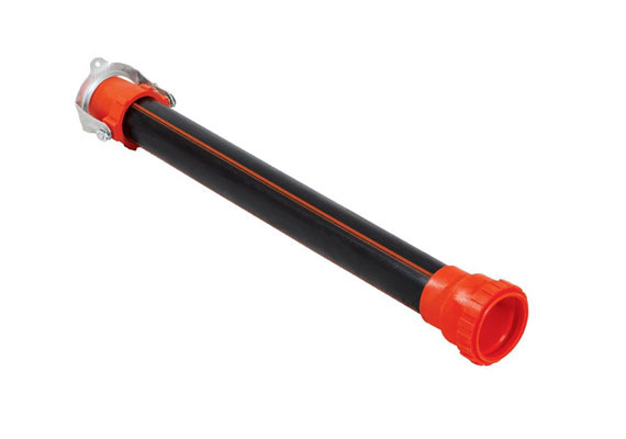 Kelepçeli yağmurlama borusu.